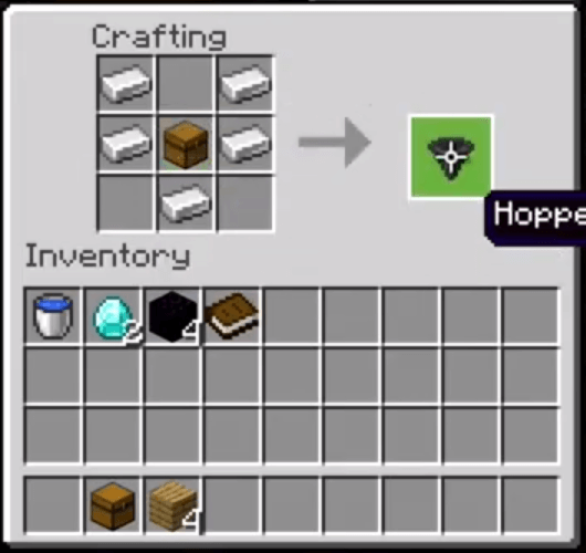 How To Make A Hopper In Minecraft