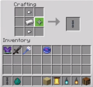 How To Make Chain In Minecraft