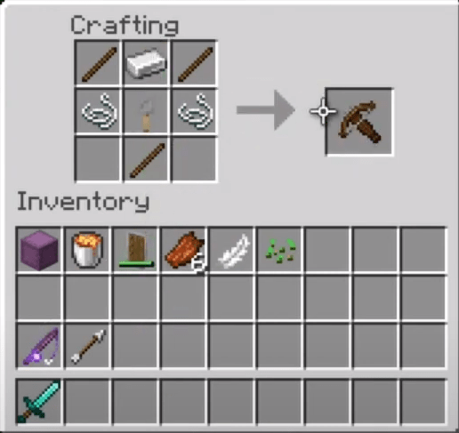 How To Make A Crossbow In Minecraft