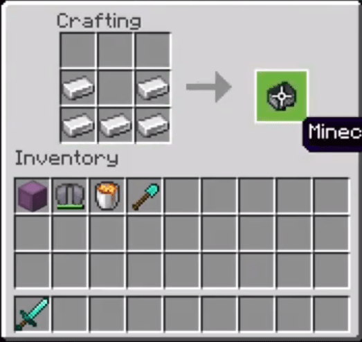 How To Make A Minecart In Minecraft
