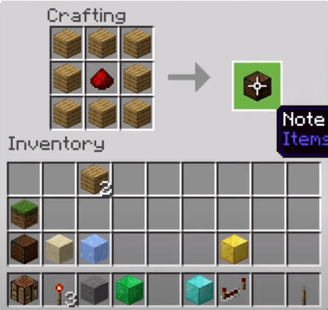 How to Make a Note Block in Minecraft