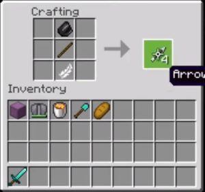 How To Make Arrows In Minecraft