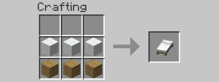 How To Make A Bed In Minecraft