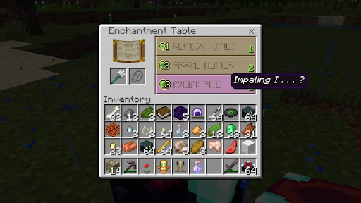 how to fix a trident in minecraft