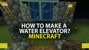 How to build a water elevator in minecraft